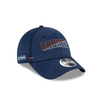 Orange Denver Broncos Hat - New Era NFL Official Summer Sideline Stretch Snap 9FORTY Snapback Caps USA2791068